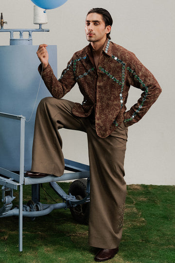Daar Embroidered Trouser (Men)